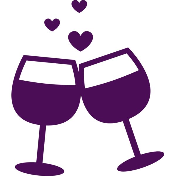 Valentines Wine Glass Thumbnail