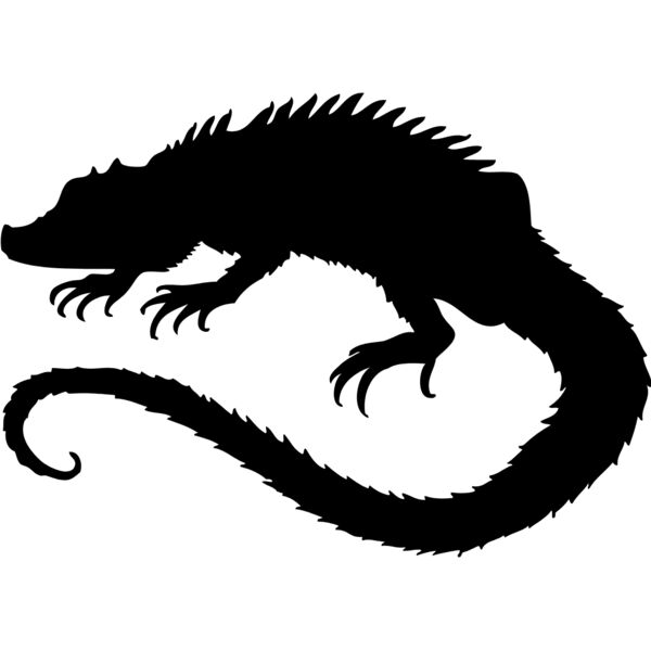Lizard Silhouette 4 Thumbnail