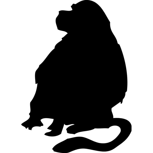 Monkey Silhouette 1 Thumbnail