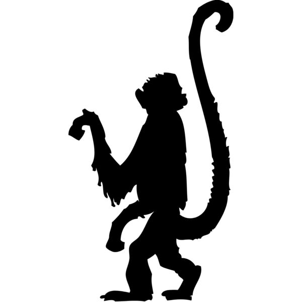 Monkey Silhouette 2 Thumbnail