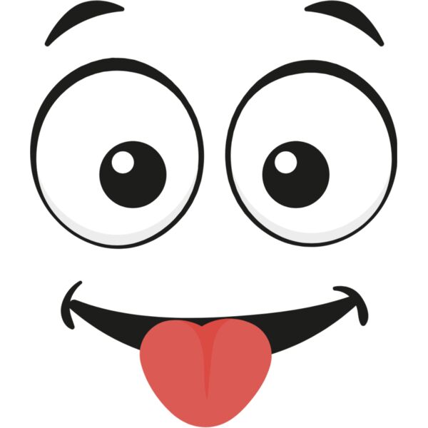 Cartoon Happy Tongue Face 3 Thumbnail
