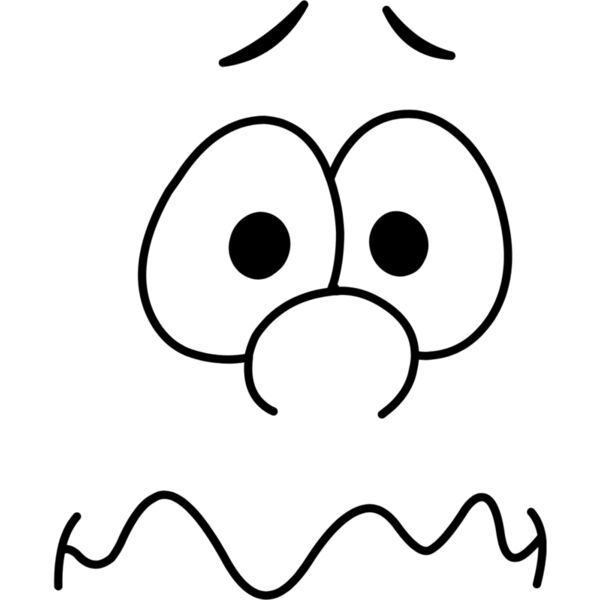Cartoon Worry Face 1 Thumbnail