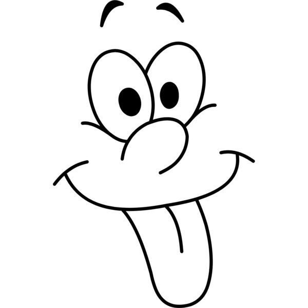 Cartoon Happy Tongue Face 1 Thumbnail