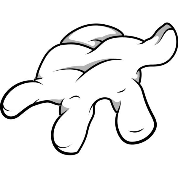 Cartoon Hand Reaching 2 Thumbnail