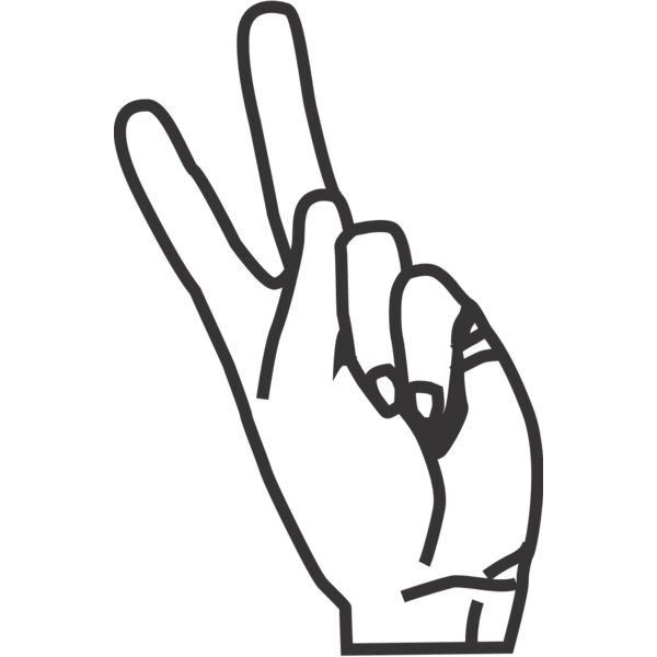 Peace Sign Hand 1 Thumbnail