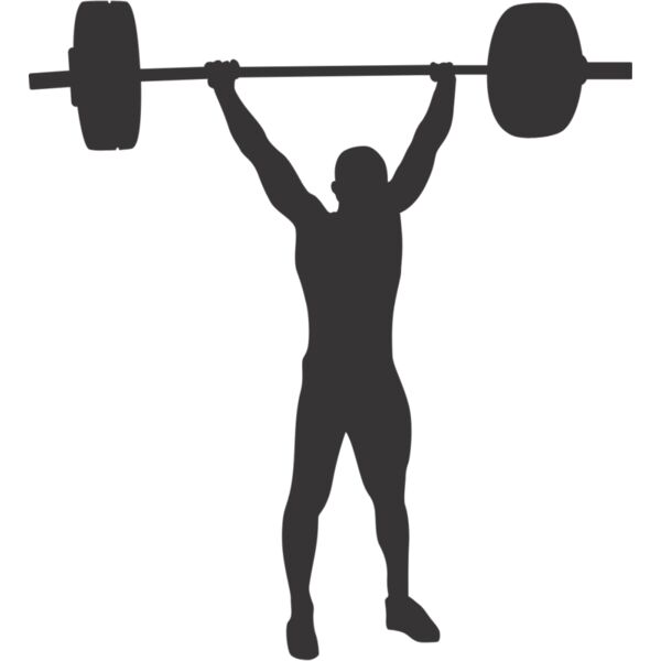 Exercise Weight Lifting Silhouette 10 Thumbnail