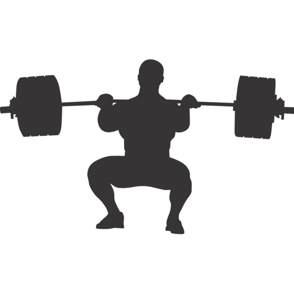 Exercise Weight Lifting Silhouette 13 Thumbnail