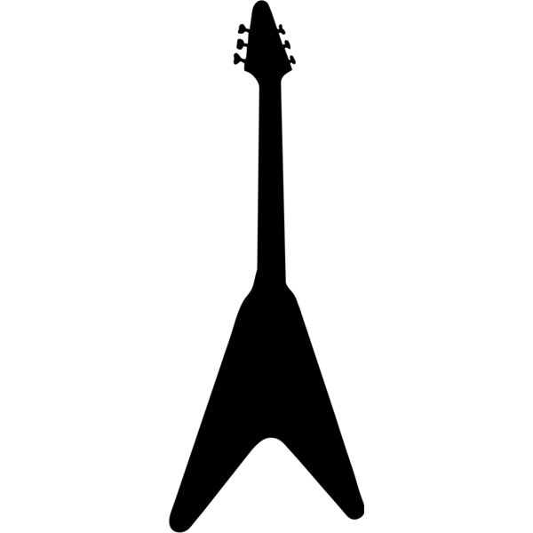 Electric Guitar Silhouette 10 Thumbnail