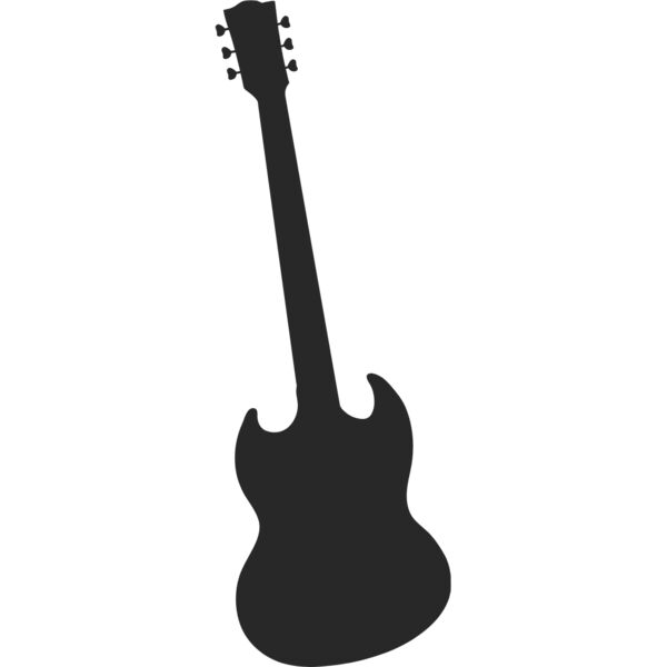 Electric Guitar Silhouette 8 Thumbnail