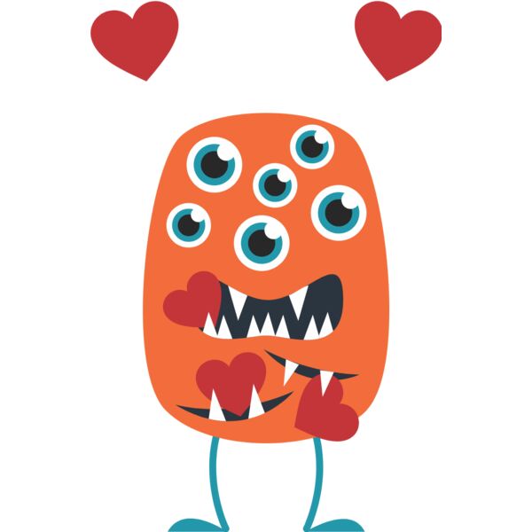 Cute Monster Heart 9 Thumbnail