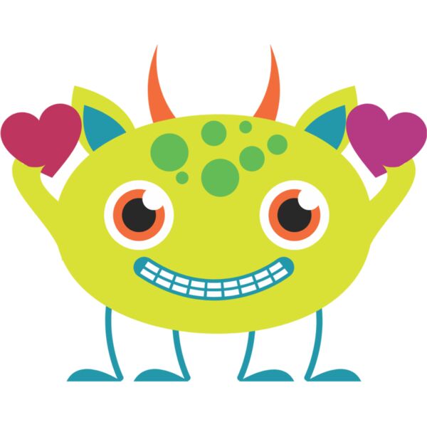 Cute Monster Heart 4 Thumbnail