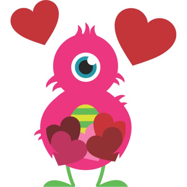 Cute Monster Heart 6 Thumbnail