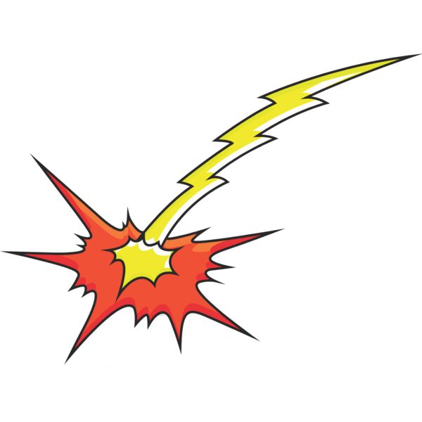 Comic Book Lightning Bolt Star 1 Thumbnail
