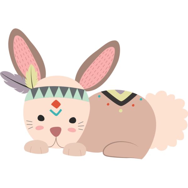 Woodlands Tribal Rabbit 1 Thumbnail