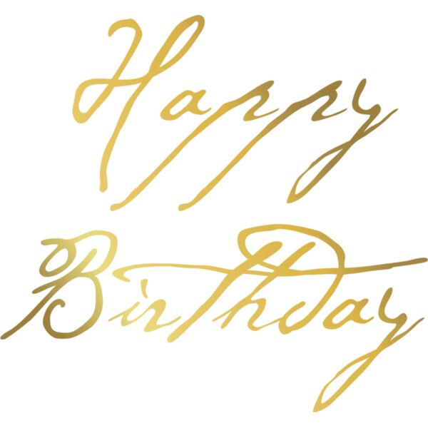 Watercolor Happy Birthday Text 1 Thumbnail