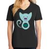 Ladies Core Cotton V-Neck Tee Thumbnail