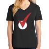 Ladies Core Cotton V-Neck Tee Thumbnail