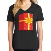 Ladies Core Cotton V-Neck Tee Thumbnail