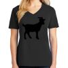 Ladies Core Cotton V-Neck Tee Thumbnail