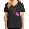 Ladies Core Cotton V-Neck Tee Thumbnail