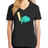 Ladies Core Cotton V-Neck Tee Thumbnail